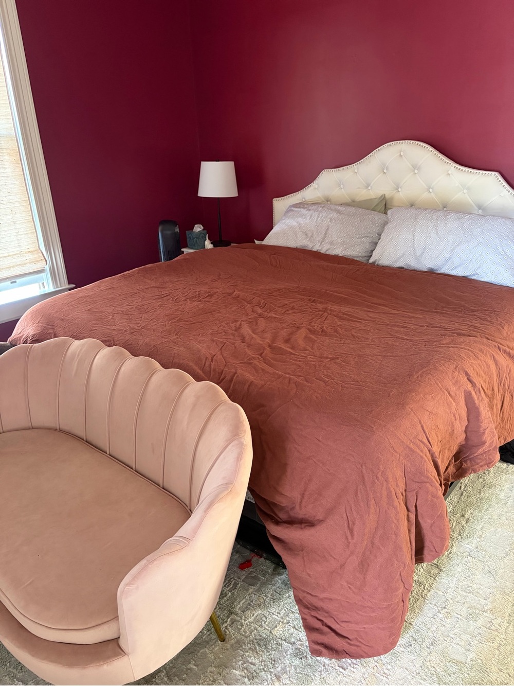 Quince European Linen Duvet Cover - Bourdeaux